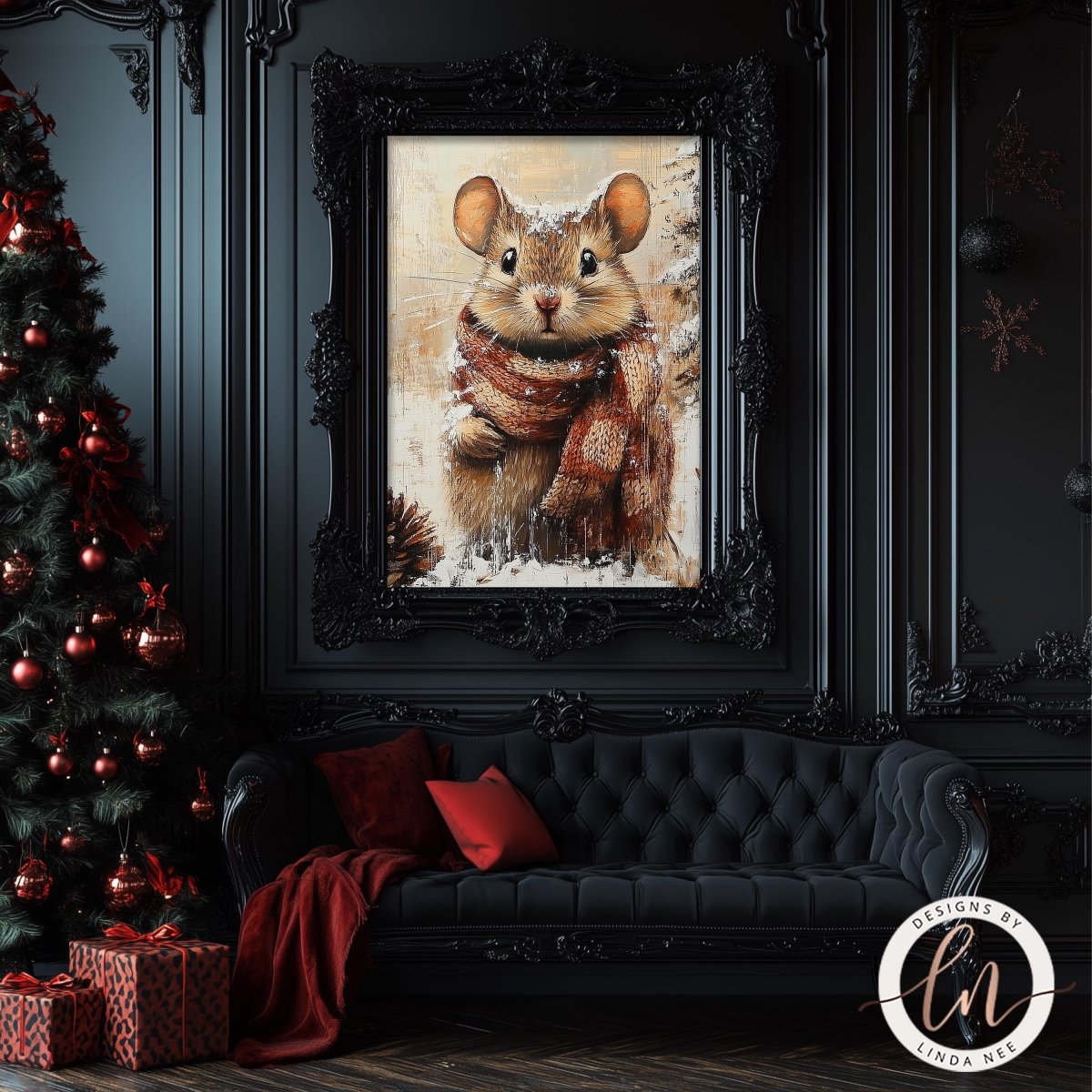 Woodland Mouse Art