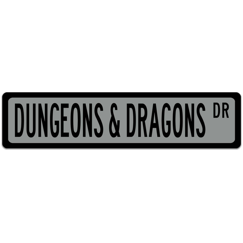 Dungeons & Dragons Street Sign