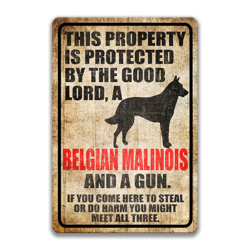 Lord, Belgian Maliis and a Gun Sign 