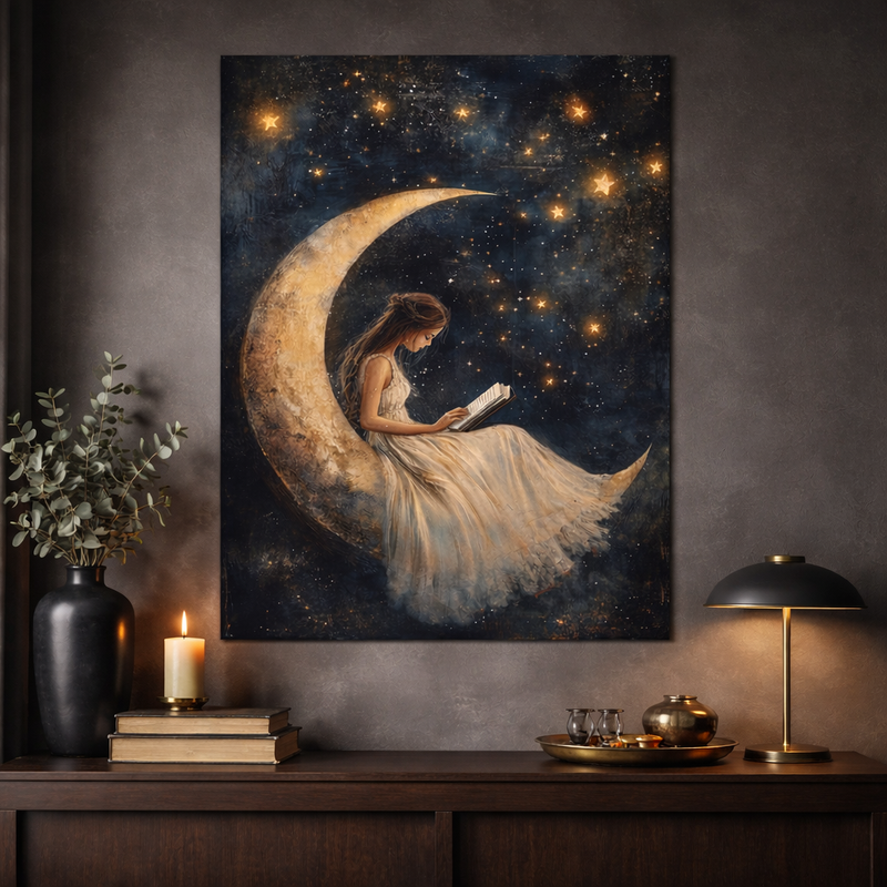 Dark Academia & Library: Moody Art & Bookish Decor