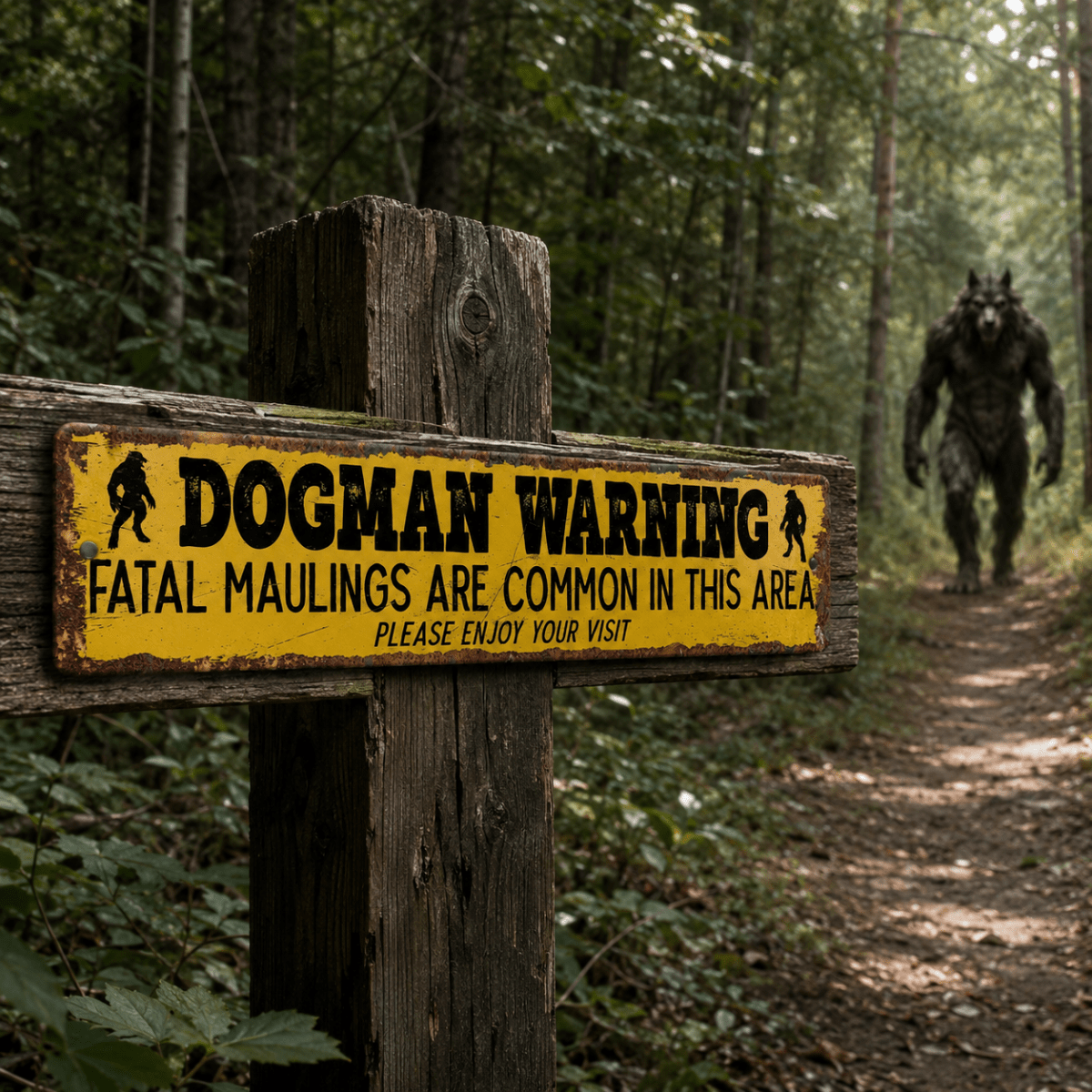 Beast & Canid Metal Signs