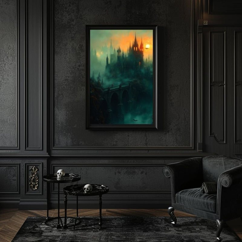Gothic Inspired Prints Collection | Dark & Elegant Wall Art - Designs by Linda Nee