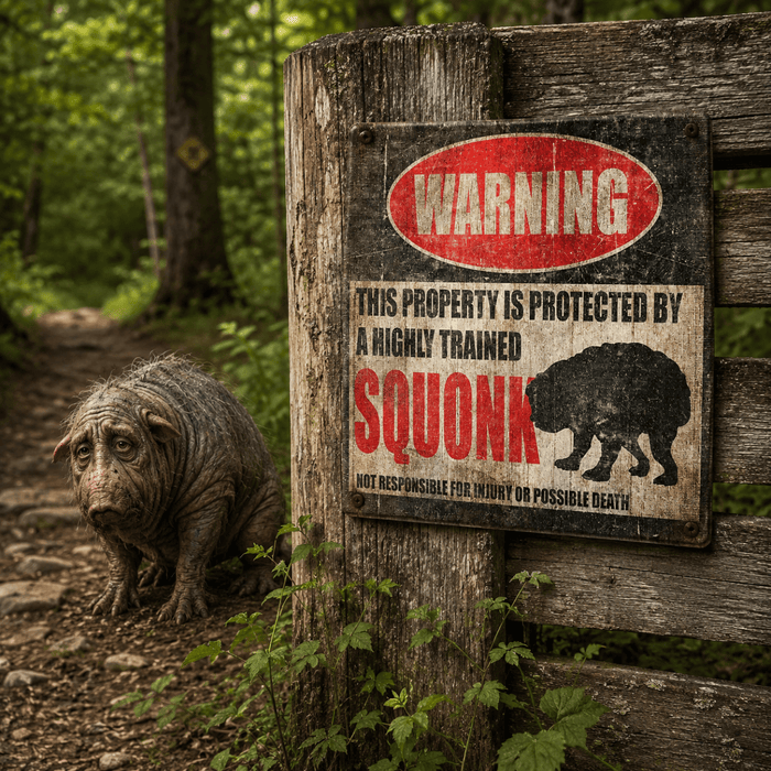 Bizarre & Unknown Cryptid Metal Signs