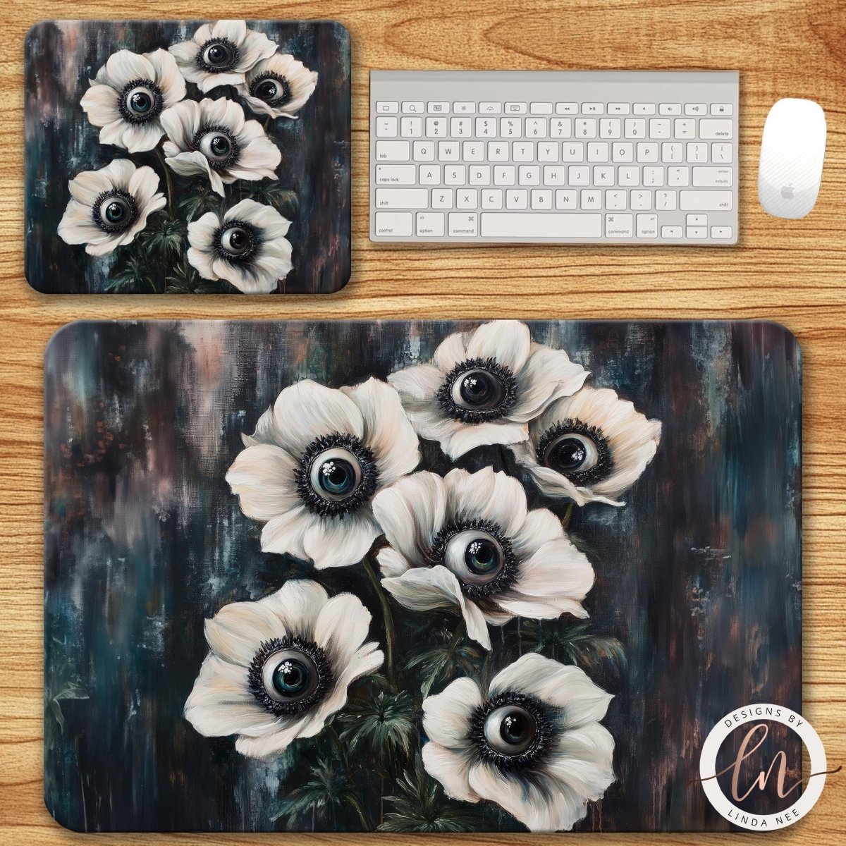 Macabre Goth Mouse Pad & Desk Mat