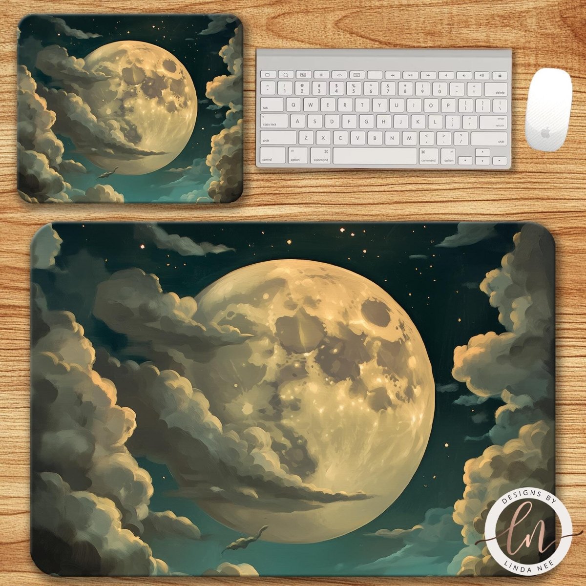 Celestial Galaxy Mouse Pad & Desk Mat