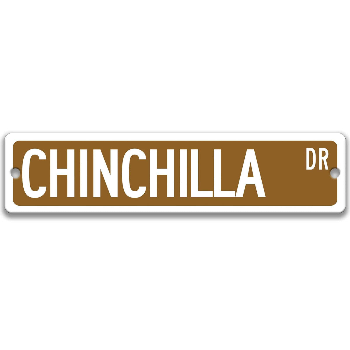 Chinchilla Metal Street Sign