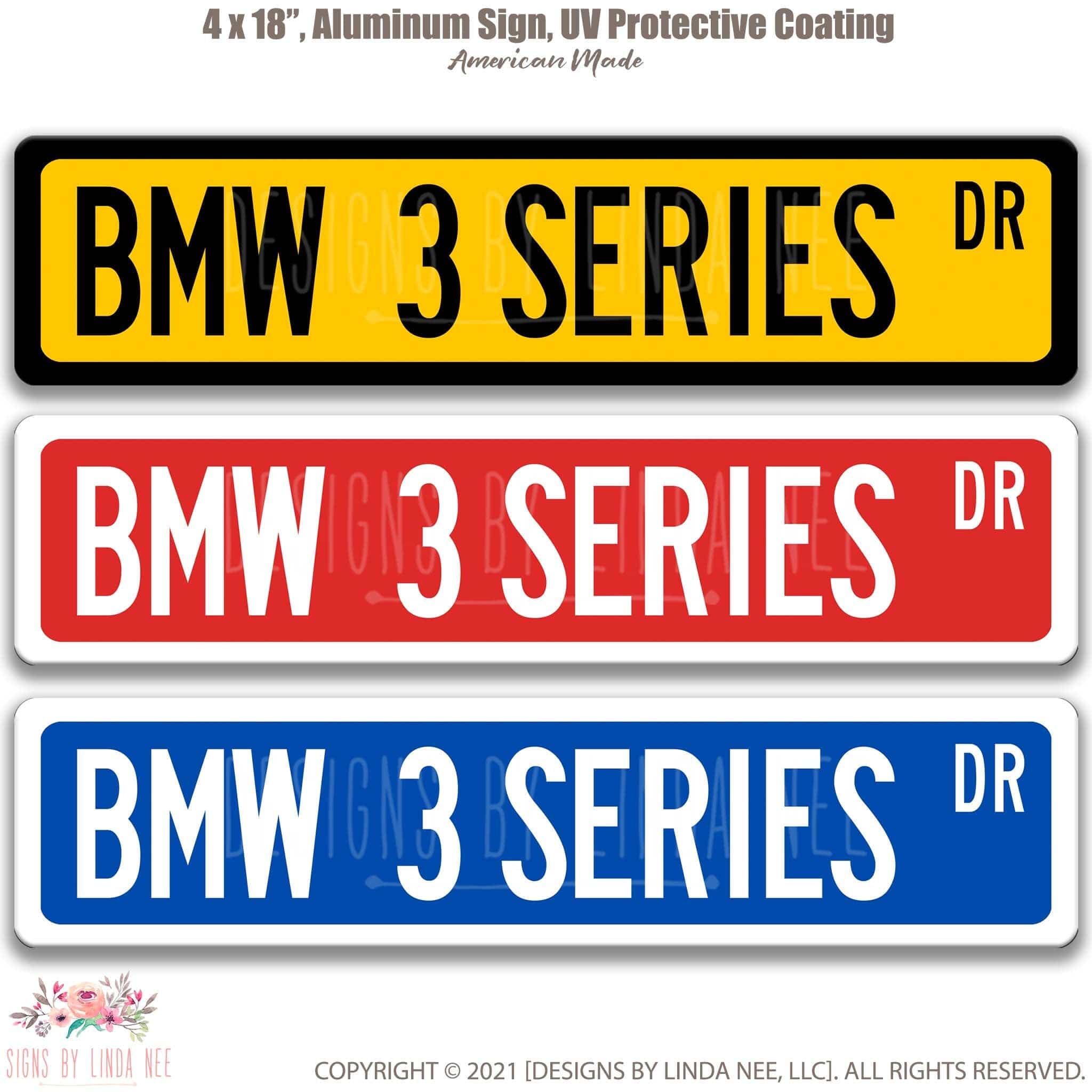 BMW X5 Metal Street Sign