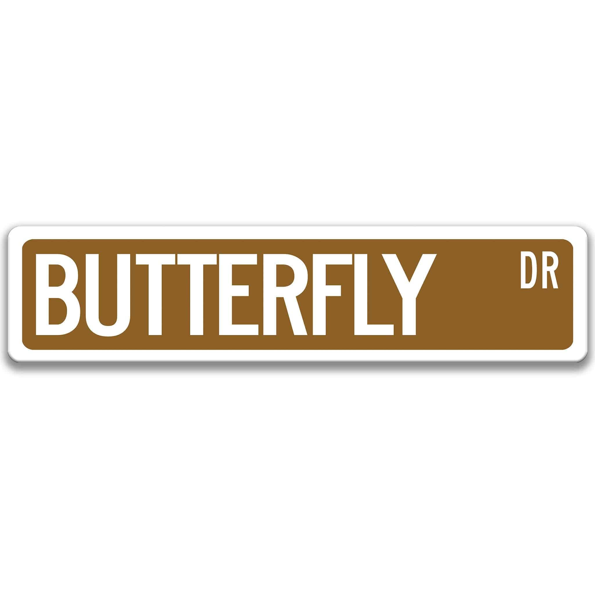 Butterfly Sign, Decor for GardenDesigns by Linda Nee
