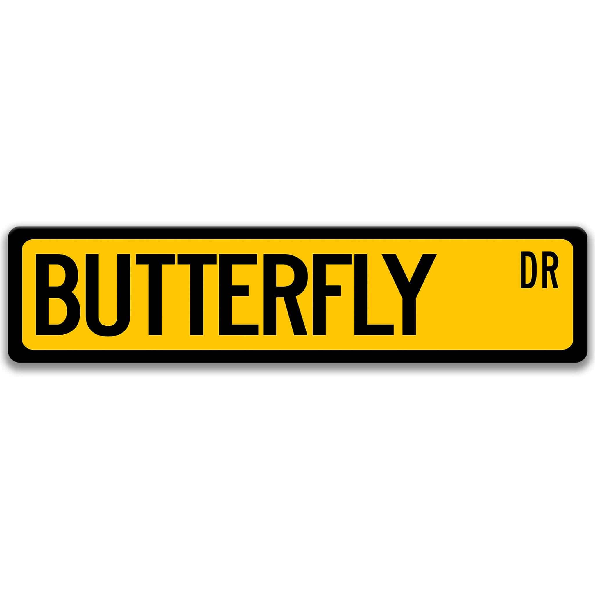 Butterfly Sign, Decor for GardenDesigns by Linda Nee
