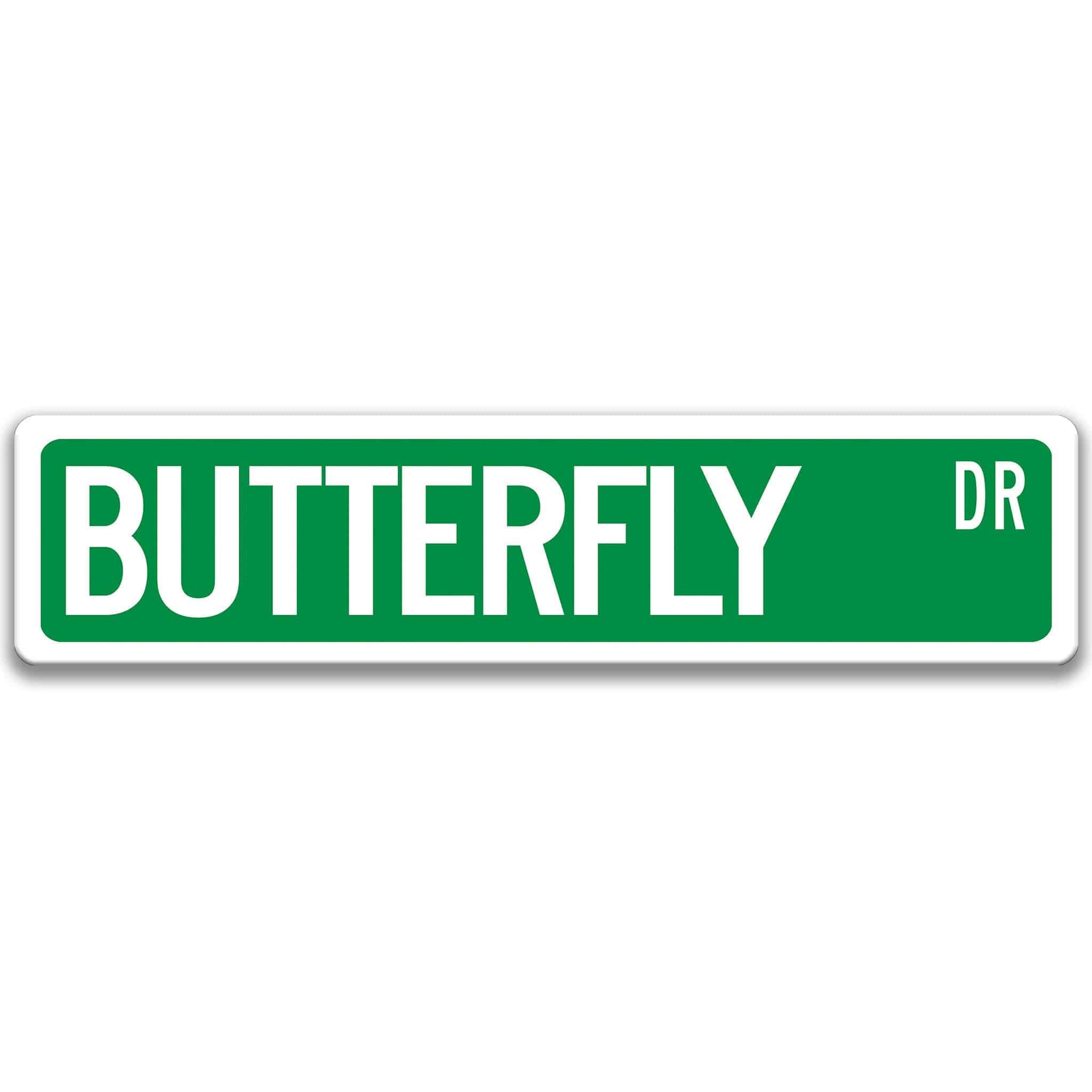 Butterfly Sign, Decor for GardenDesigns by Linda Nee