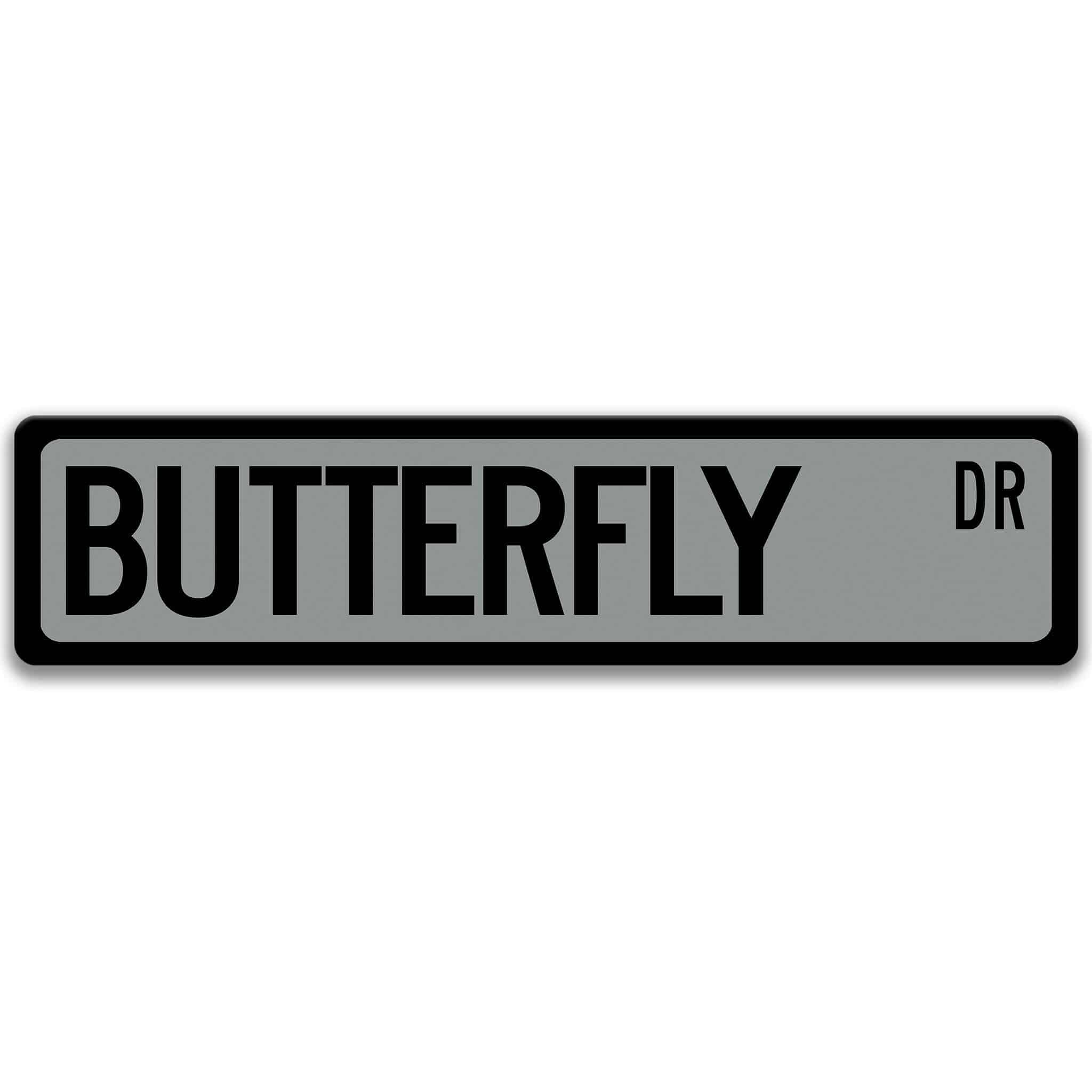 Butterfly Sign, Decor for GardenDesigns by Linda Nee