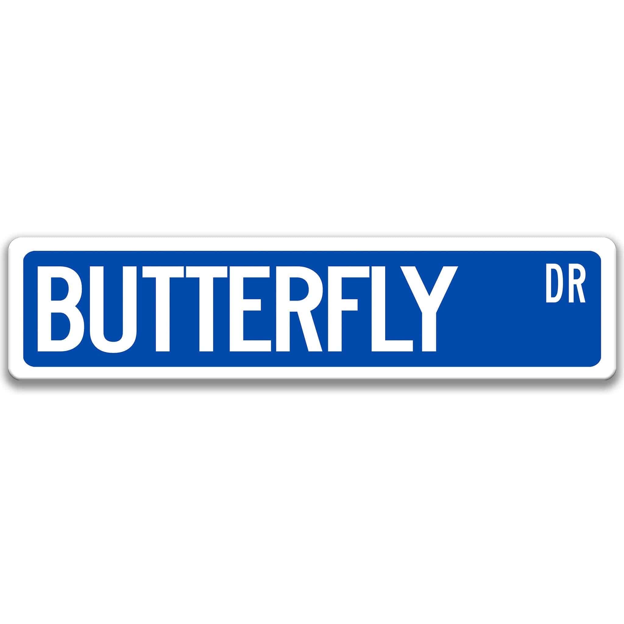 Butterfly Sign, Decor for GardenDesigns by Linda Nee