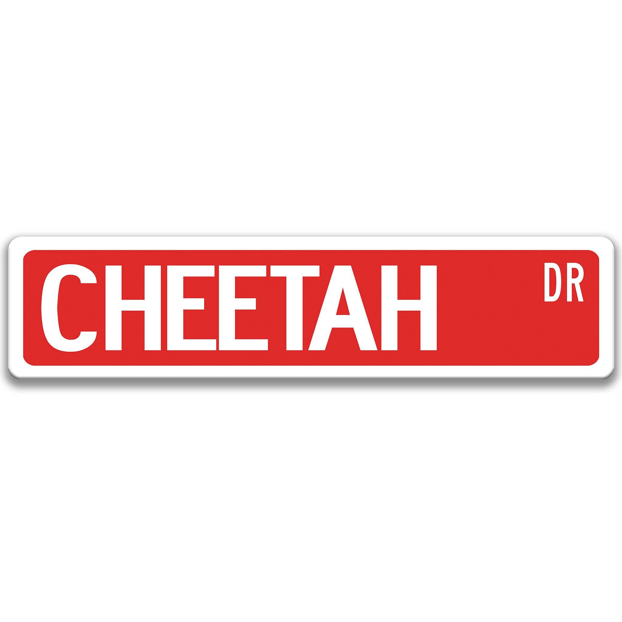 Cheetah Sign, Big Cat Lover, Cheetah Gift