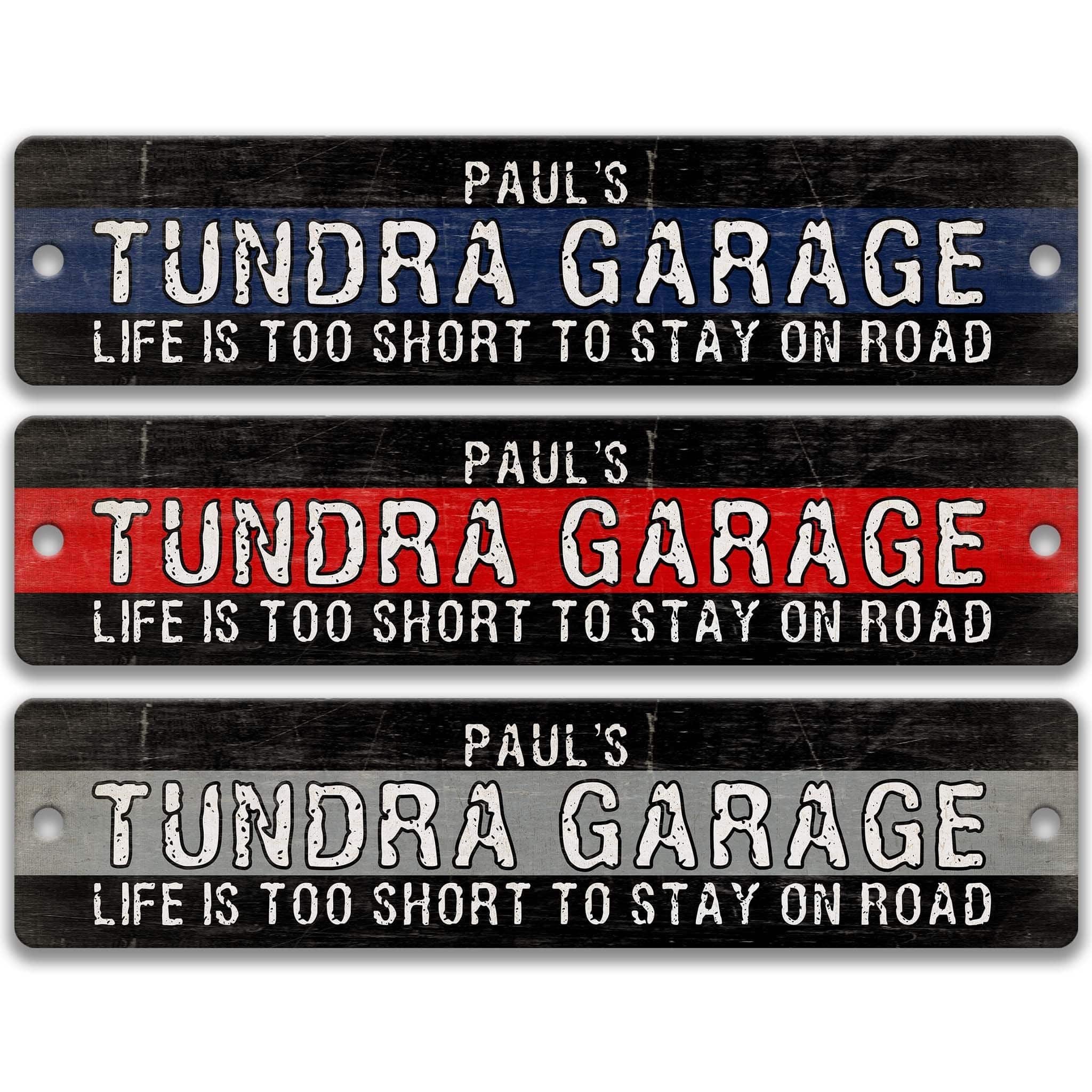 Custom Toyota Tundra Garage Sign