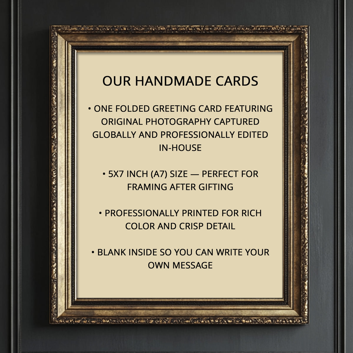 5x7 Bird Nerd funny greeting card standing upright showing its linen texture