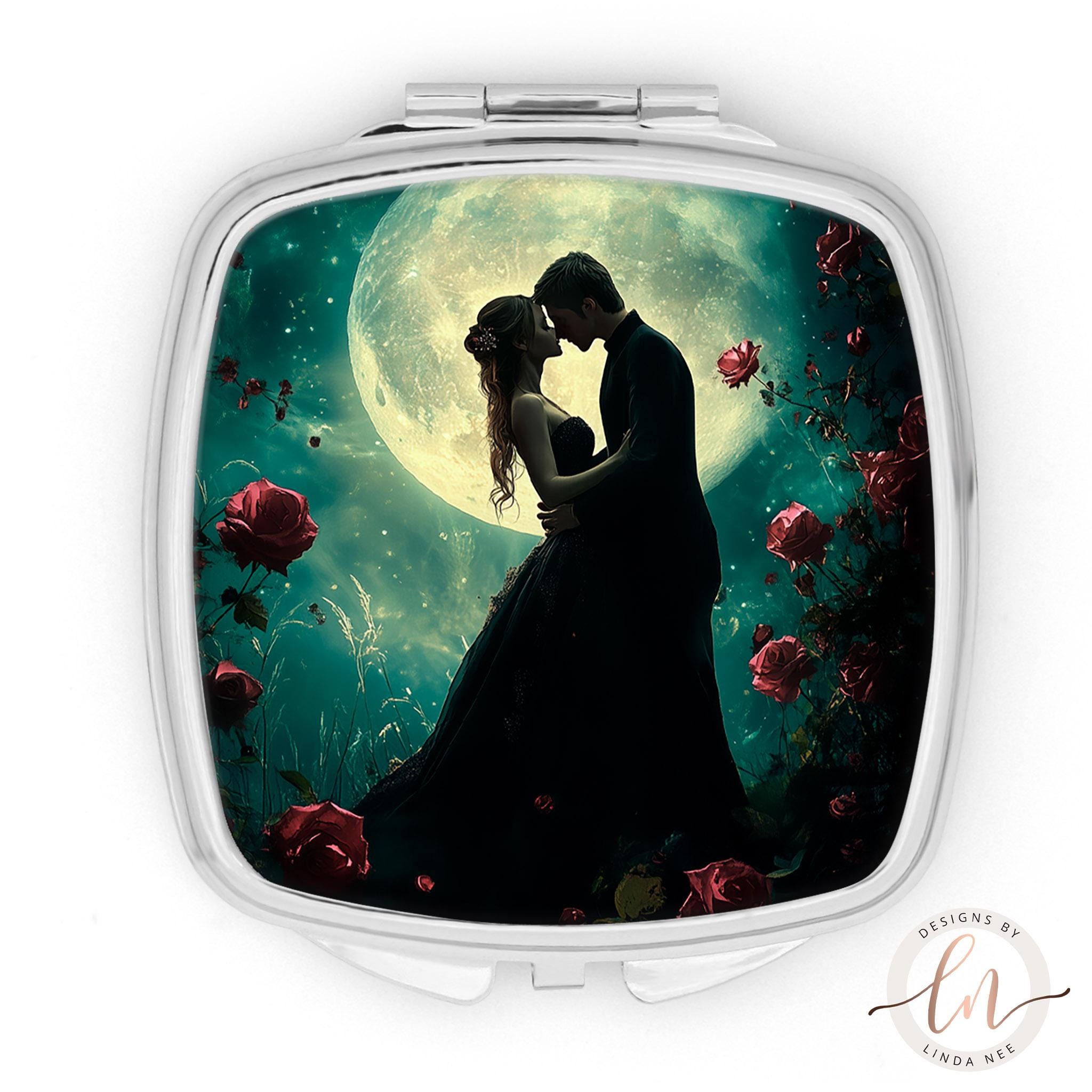 Enigmatic Lovers Pocket Mirror - Gothic Dark Romance Gift
