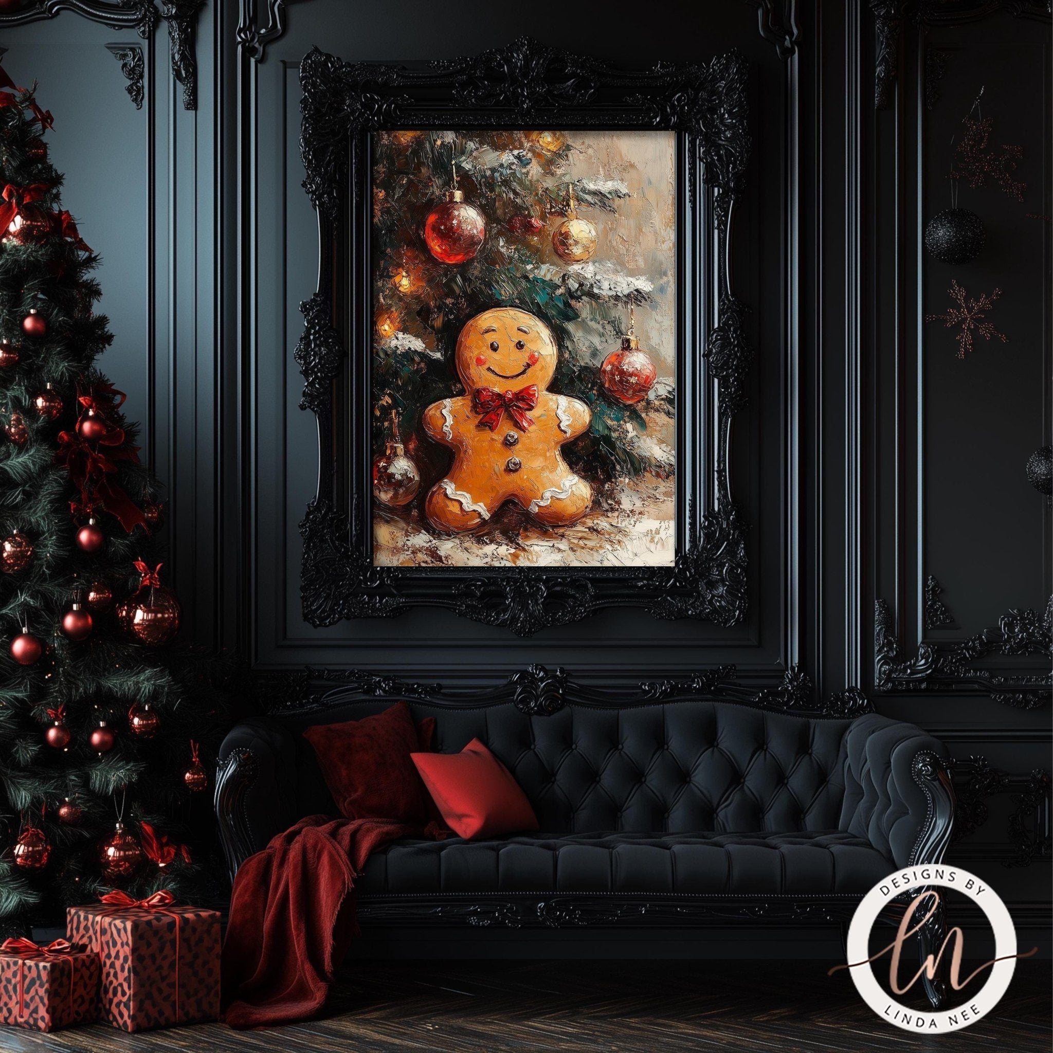Gingerbread Man Wall Art - Metal & Fine Art Decor