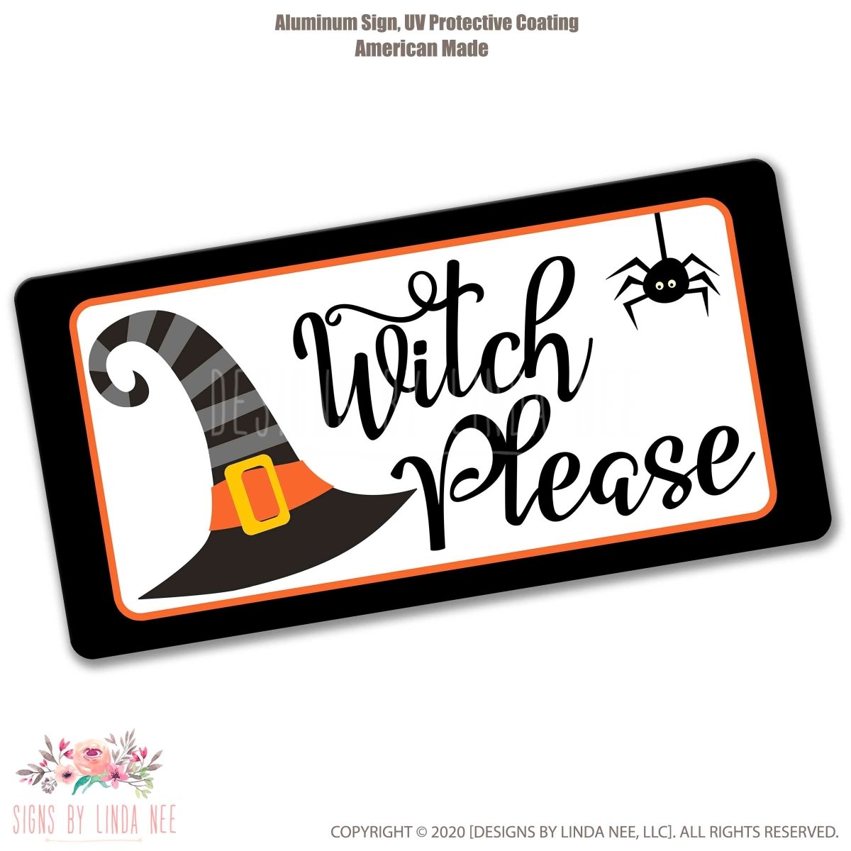 Halloween Witch Wreath Sign