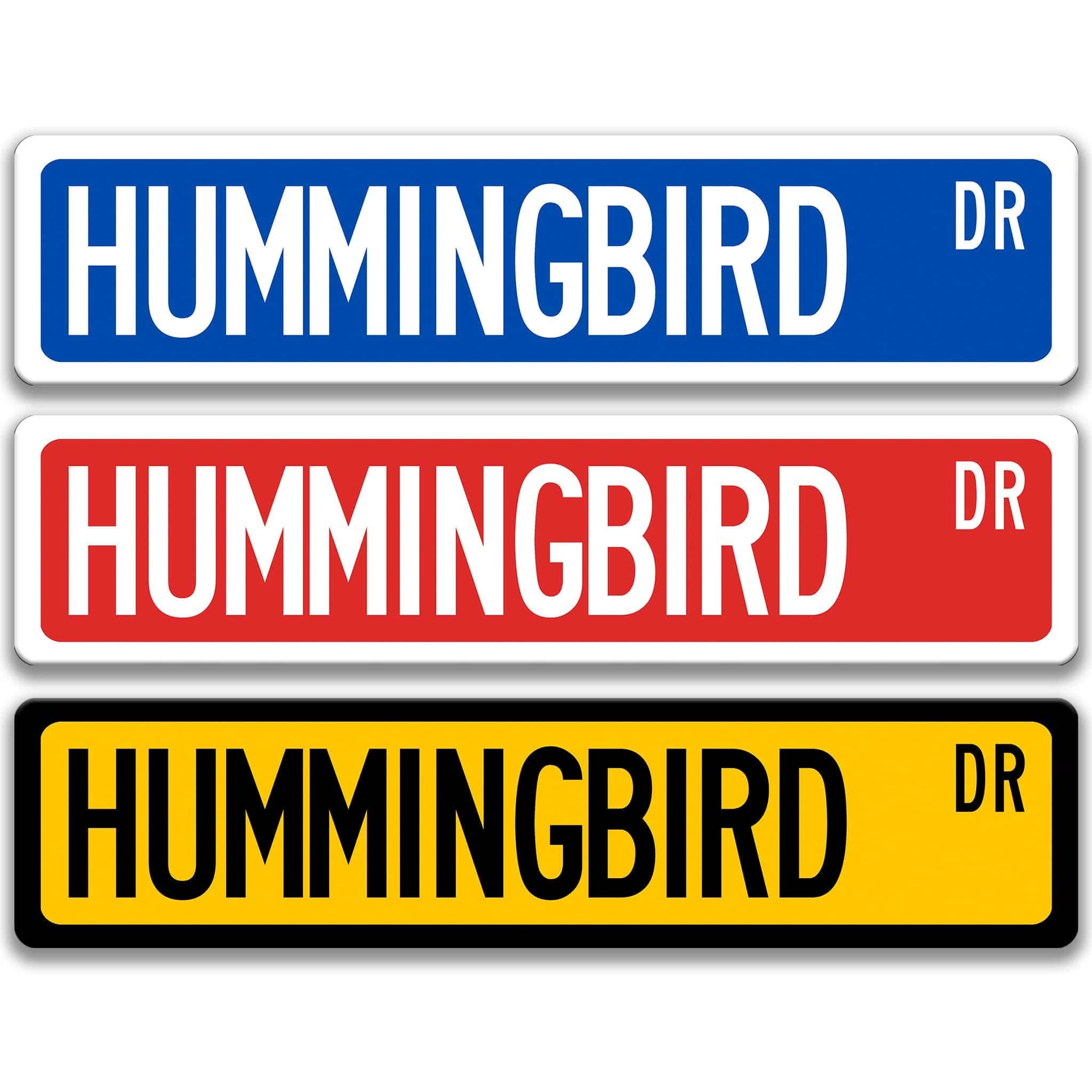 Hummingbird Street Sign