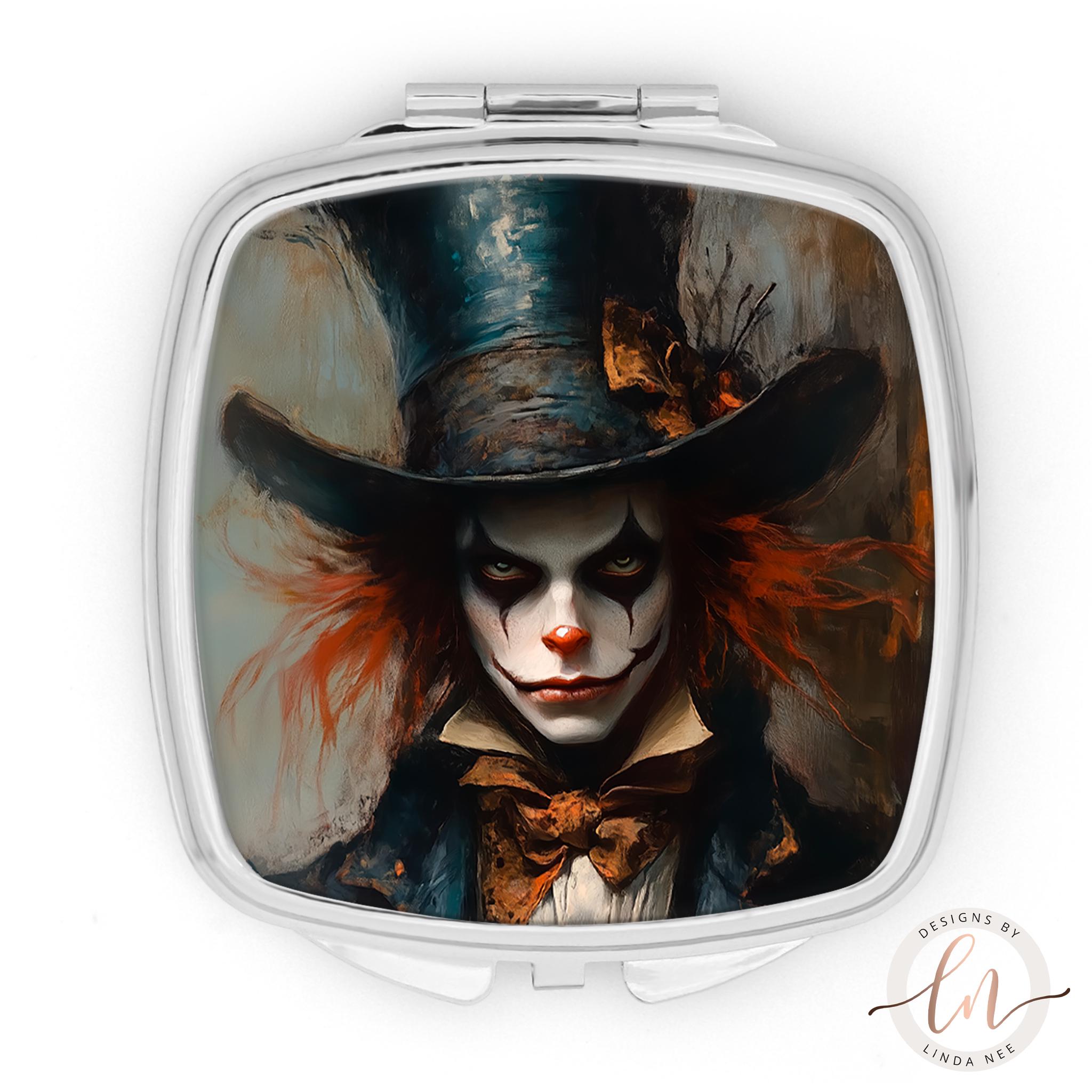 Mad Hatter Pocket Mirror - Alice in Wonderland Gift for Her