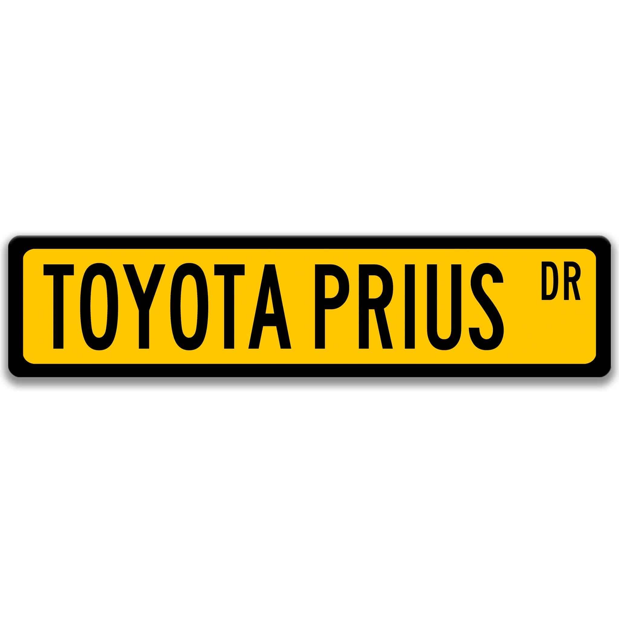 Toyota Prius Street Sign - Garage & Auto Decor AccessoriesDesigns by Linda Nee