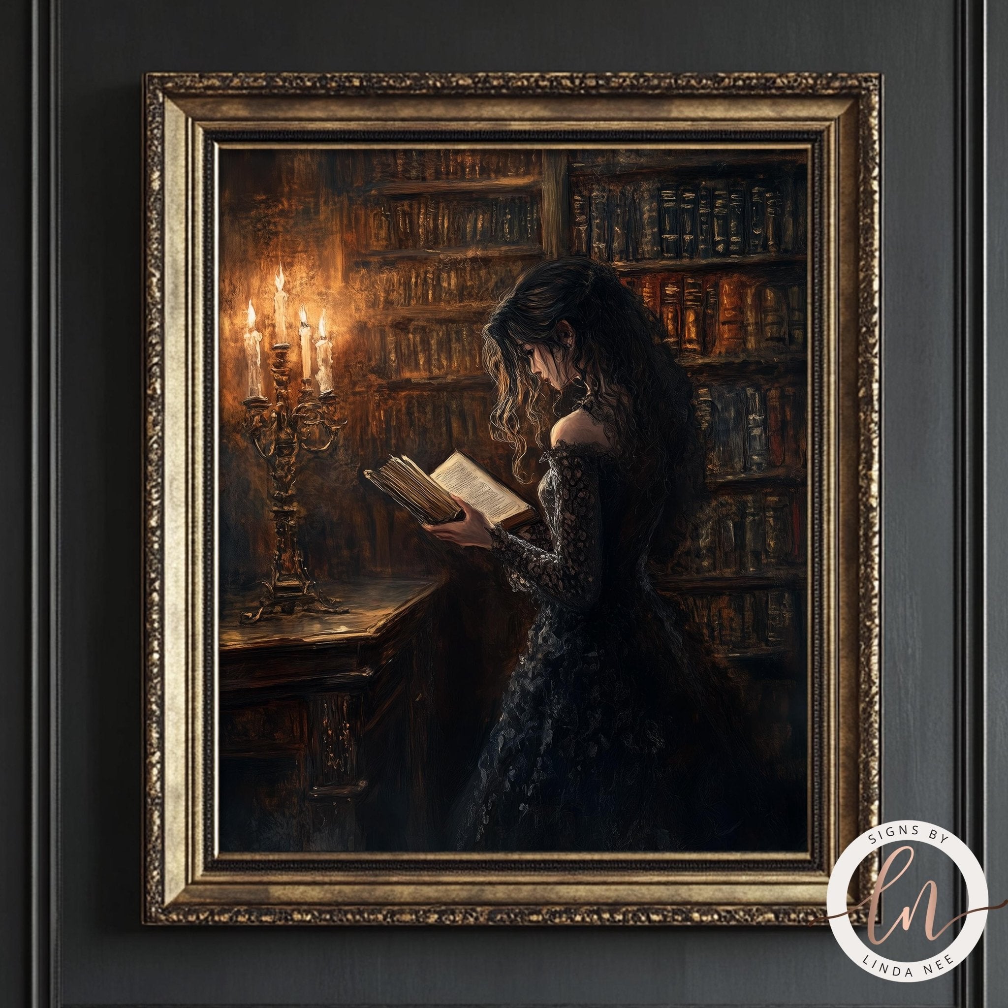 victorian-woman-bookish-art-