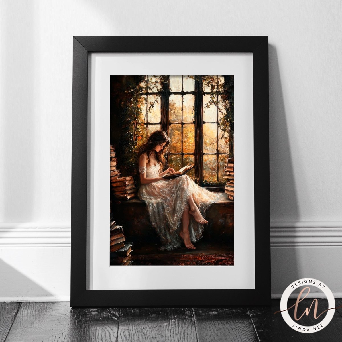 Woman Reading Print