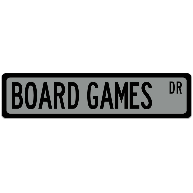 Board Games Drive Street Sign