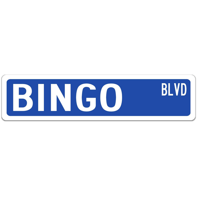 Bingo Street Sign