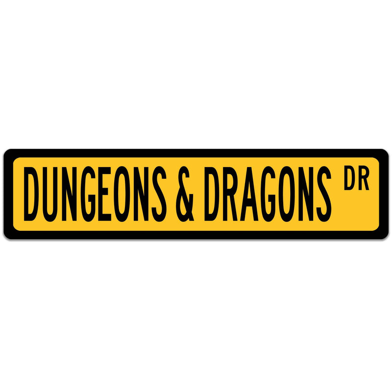 Dungeons & Dragons Street Sign