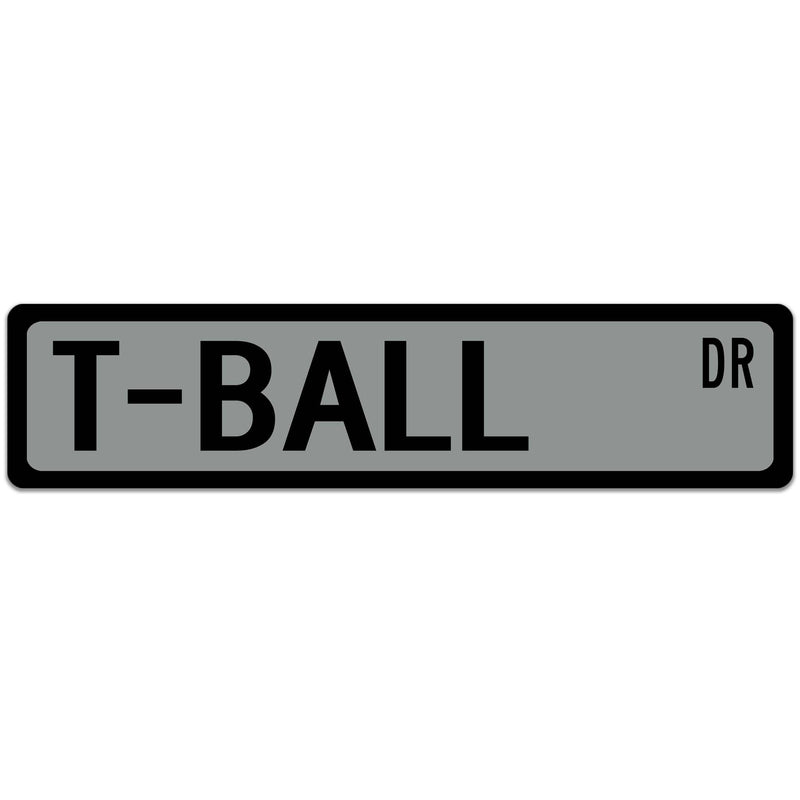 T-Ball Street Sign