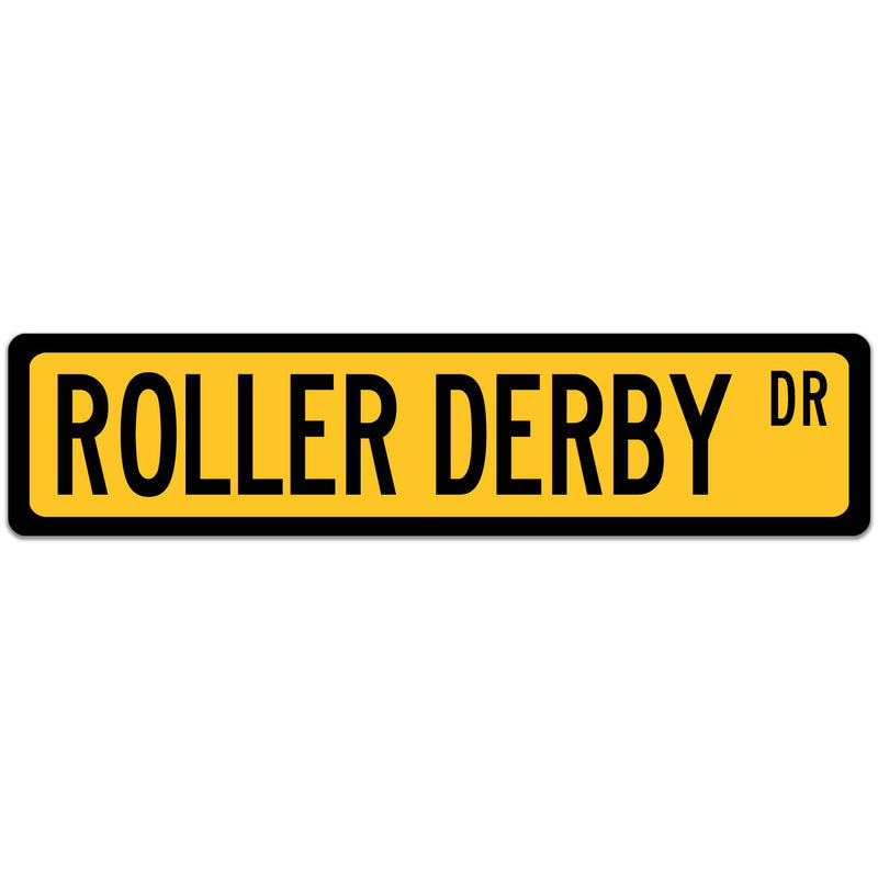 Roller Derby Street Sign