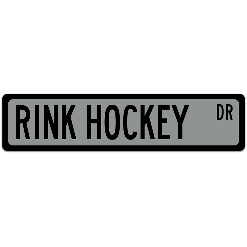 Rink Hockey Street Sign