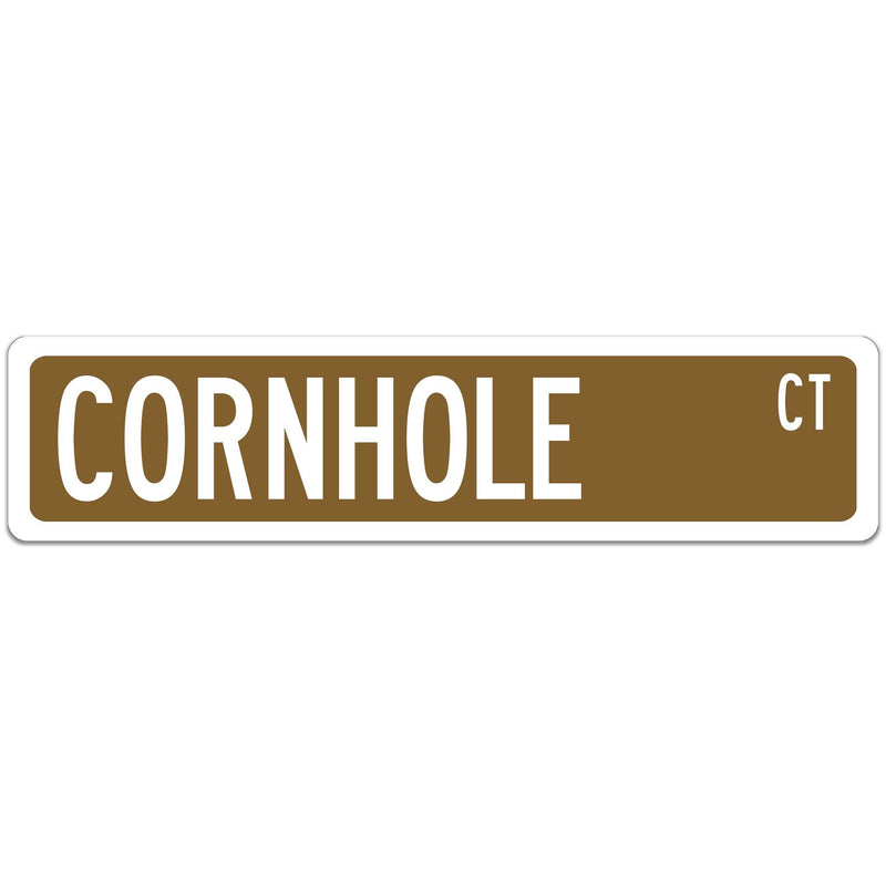 Cornhole Street Sign