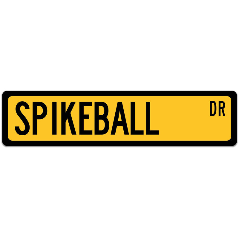 Spikeball Street Sign