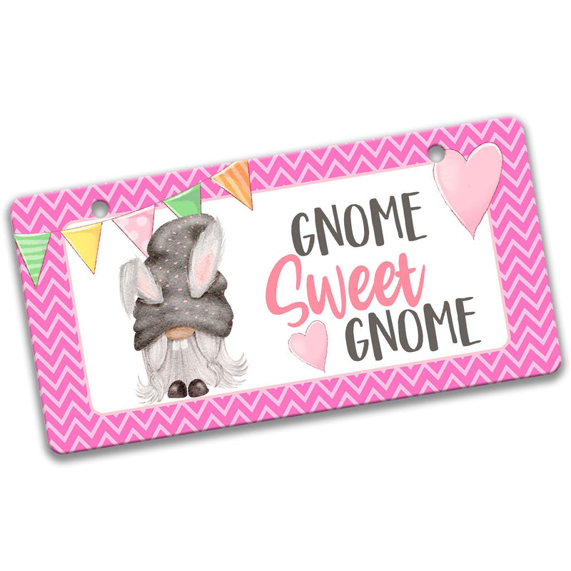 Gnome Sweet Gnome Easter Wreath 12x6 Sign