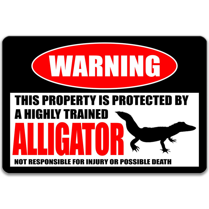 Alligator Protected Property Sign