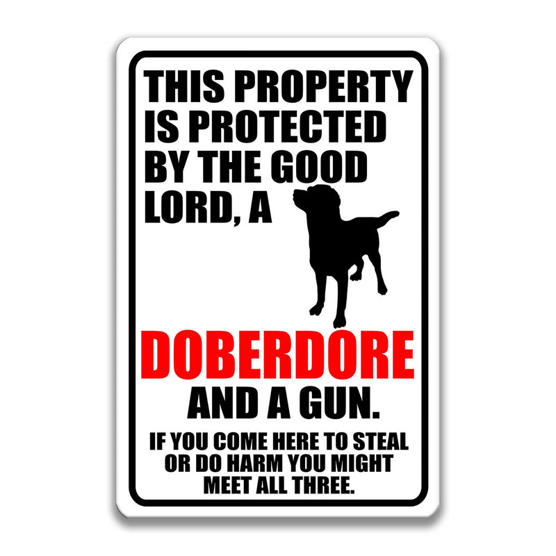 Lord, Doberdore and a Gun Sign 