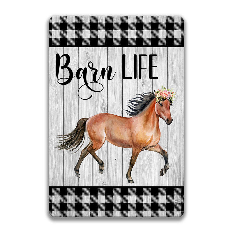 Barn Life Sign 