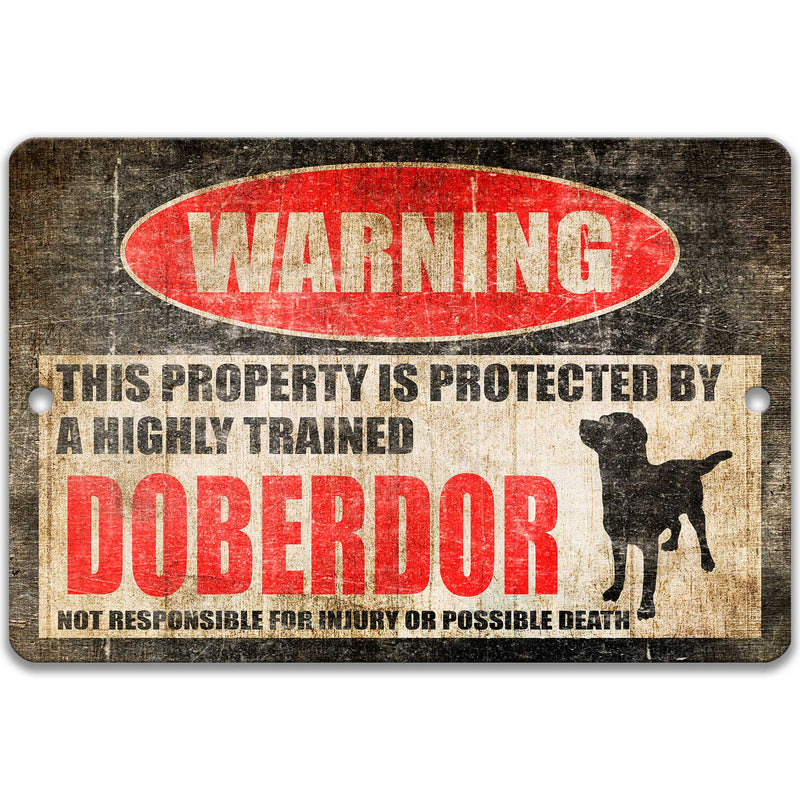 Doberdor Protected Property Sign