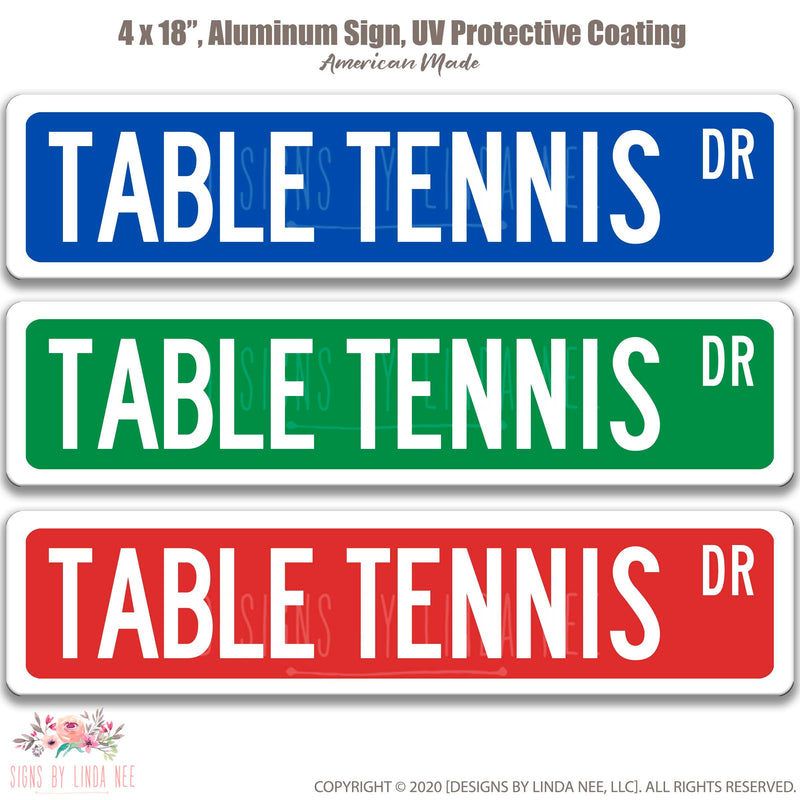 Table Tennis, Table Tennis Sign, Table Tennis Court Sign, Gift for Table Tennis Player, Table Tennis Decor Table Tennis Wall Sign OCC67
