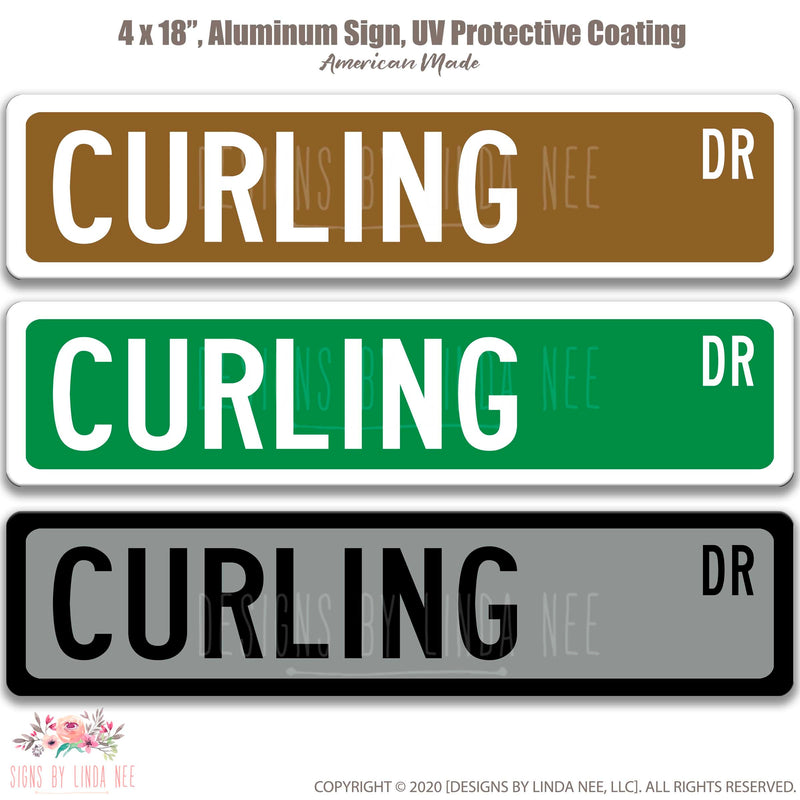 Curling, Curling Sign, Curling Gift, Curling Wall Decor, Olympic Sport, Ski Lodge Decor Log Cabin Sign Cabin Decor Winter  OCC75