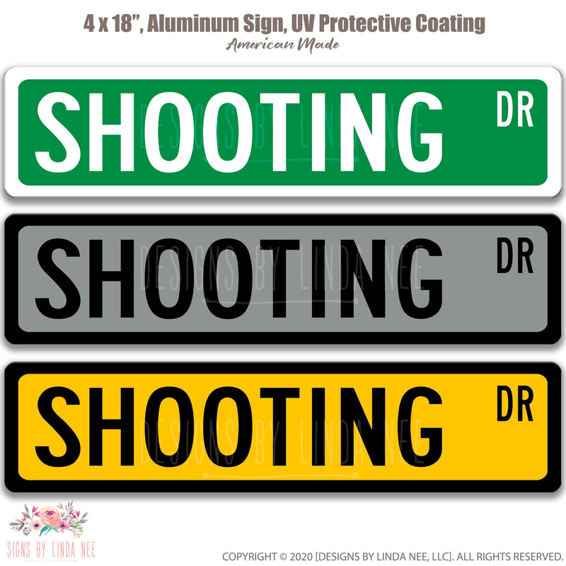 Shooting Sign, Target Shooting Sign, Rifle Shooting, Gift for Shooter, Gun Sign, Weapon Sign Sports Sign Shooting Wall Decor Man Cave OCC122