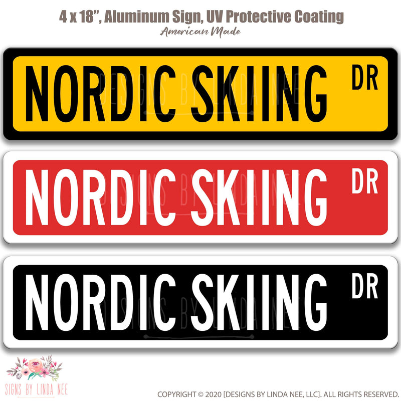 Nordic Skiing, Nordic Skiing, Nordic Ski Gift, Cross Country Sign, Alpine Skiing Gifts, Alpine Ski Teacher, Alpine Skiing Snow Sports OCC129