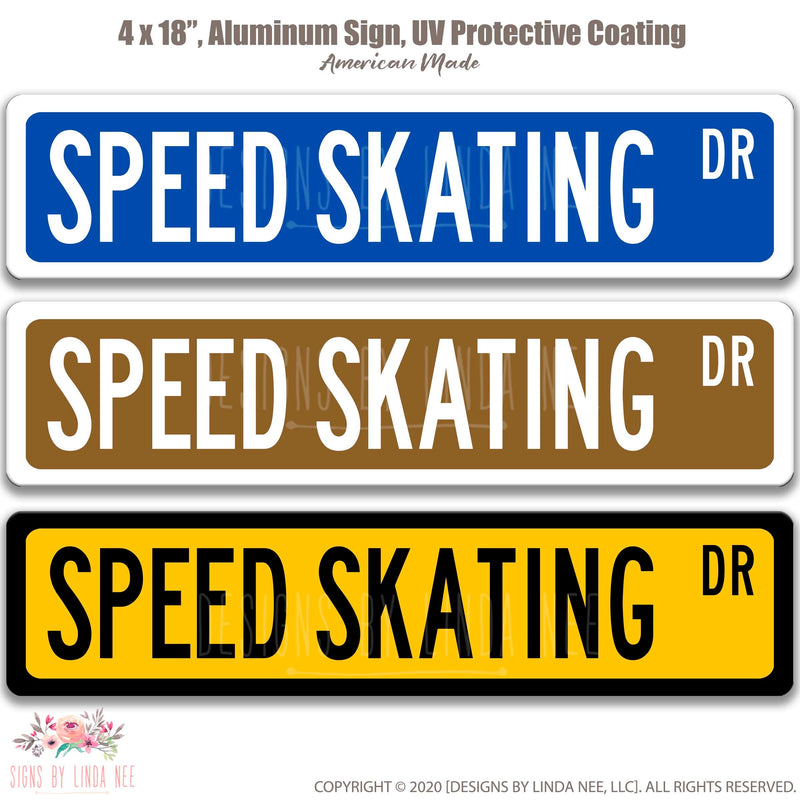 Speed Skating, Speed Skating Sign, Speed Skating Gift, Speed Skating Gifts, Ice Skating Rink, Ice Skating Birthday, Team Skating Race OCC81
