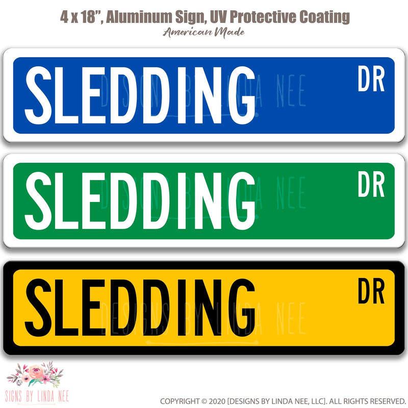 Sledding, Sledding Sign, Sledding Gift, Snow Tubing Wall Decor, Sledding Party Sign, Sledder Sign, Toboggan Decor, Winter Sports OCC84