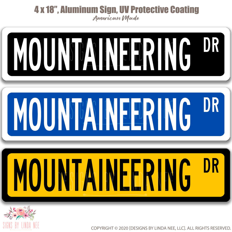Mountaineering, Mountaineering Sign, Mountaineering Gift, Mountaineering Wall Decor, Ski Lodge Decor Log Cabin Sign Cabin Decor Winter OCC74