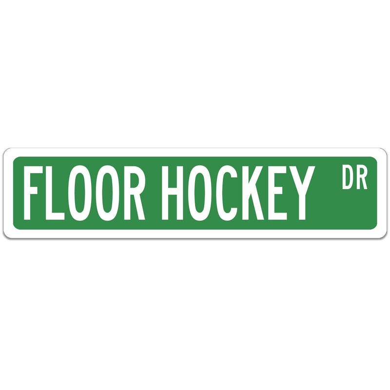Floor Hockey Street Sign