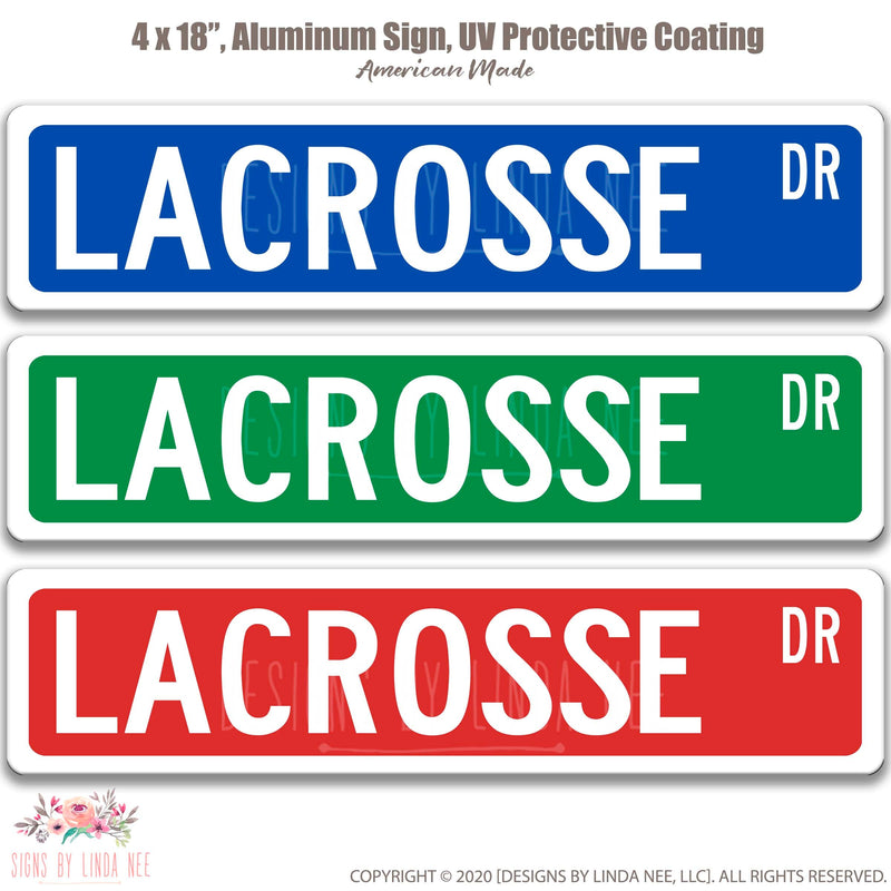 Lacrosse Sign, Lacrosse Player Sign, Lacrosse Decor, Lacrosse Lover Gift, Varsity Sports Sign, LAX Gift, Lacrosse Coach Gift, Party OCC137