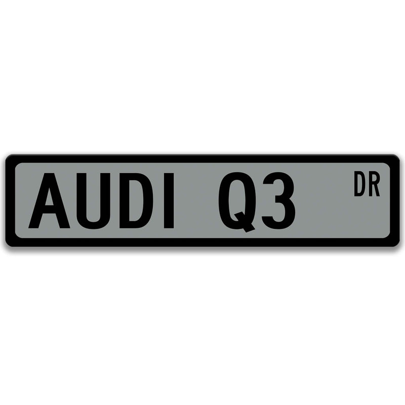 Audi Q3 Street Sign, Garage Sign, Auto Accessories A-SSV046